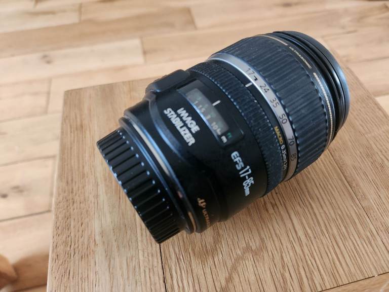Canon EF-S 17-85mm f/4-5.6 IS USM Lens Image Stabiliser – Excellent – Caps – Made in Japan
