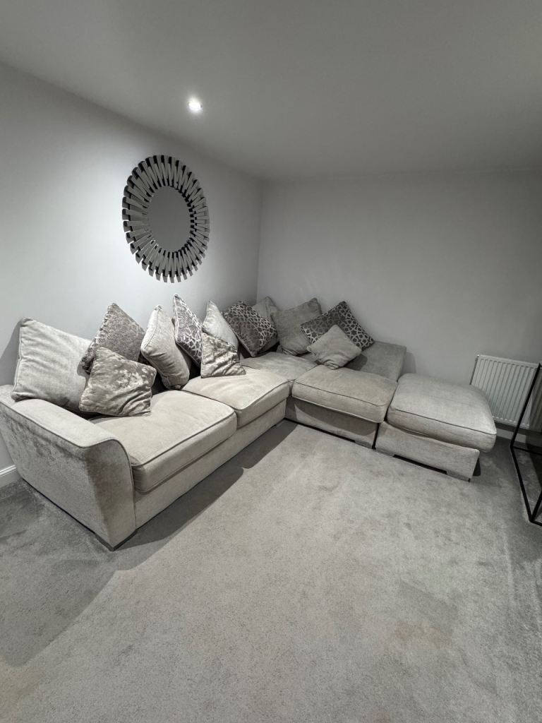 Designer Rooms Wren Right hand facing corner sofa and armchair 