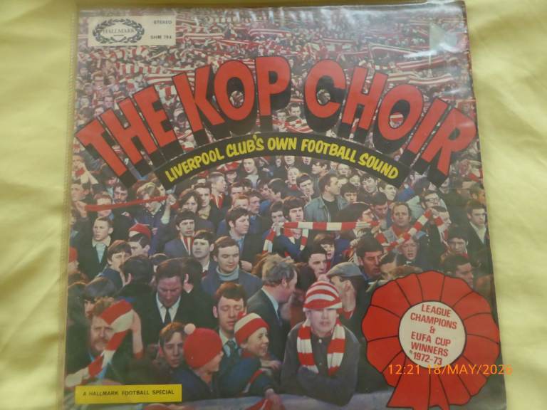 Liverpool Football Club LP/vinyl from early 1970's