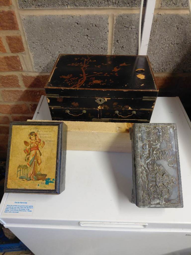 Collection Of Antique boxes 