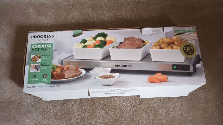 Progress Hot Plate - in Box