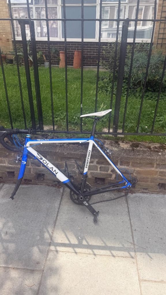 Dolan Road Bike Frame with Ultegra Brakes – Blue, Fair Condition