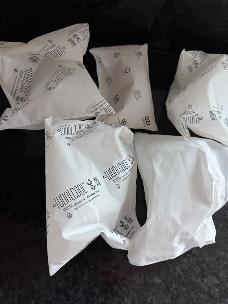 Gel filled freezer/cool box ice packs