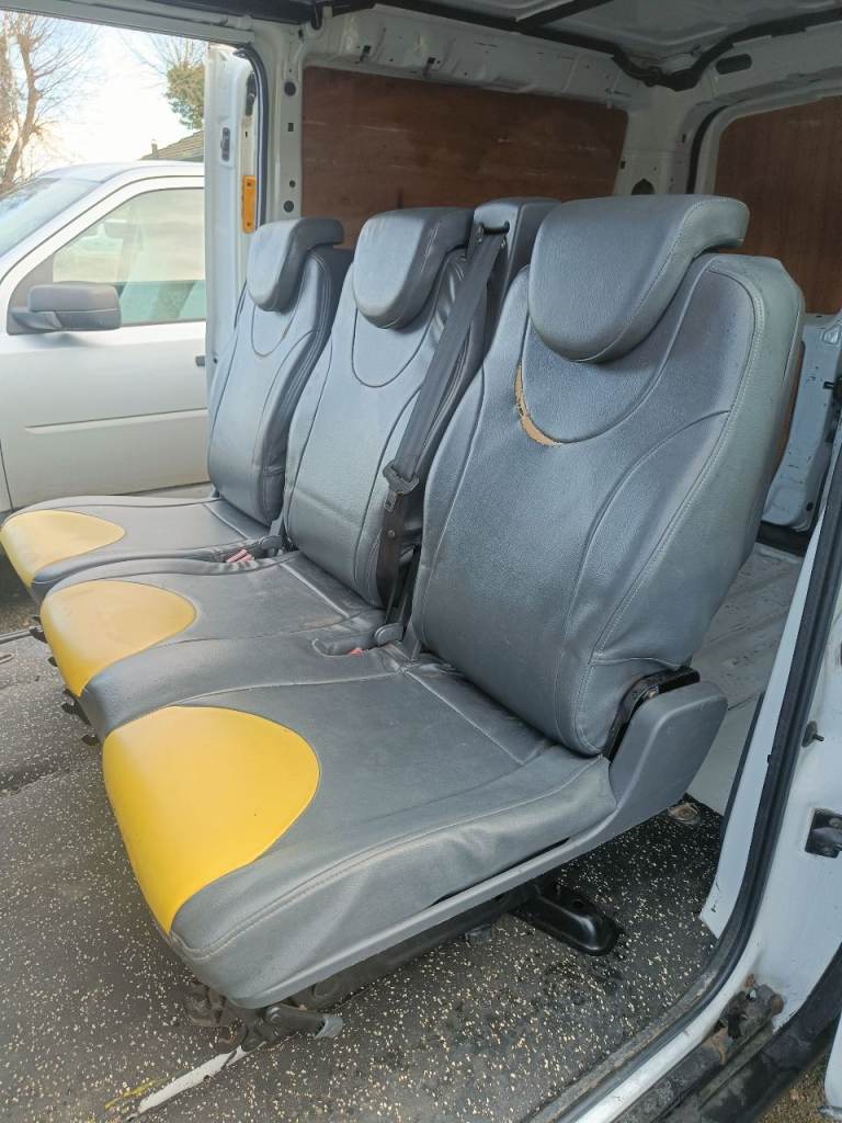 Citroen Dispatch Van Rear Seats With Seat Belts & Rails. back seats. passenger.