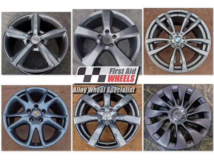 GREY POWDER COAT REFURBISHMENT for 20'' ALLOY WHEELS NW LONDON NW61TB