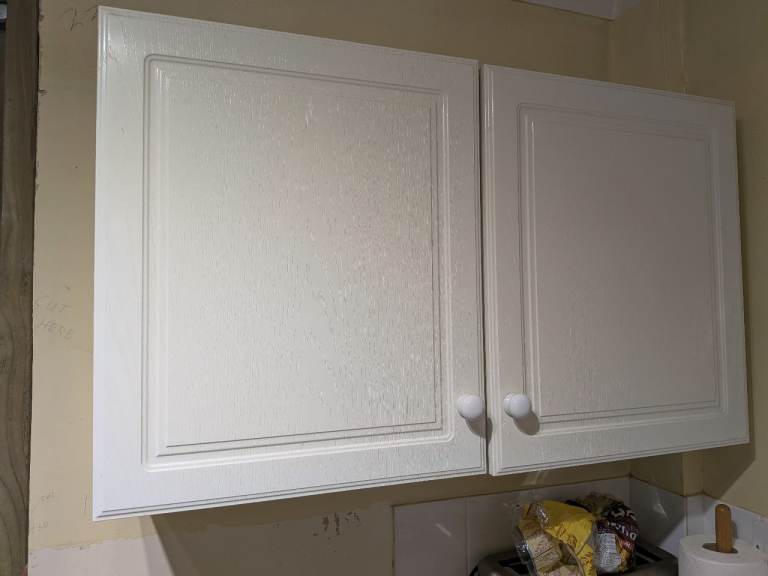 Old Kitchen Wall Cabinet - 1000mm Wide - Garage or out house  