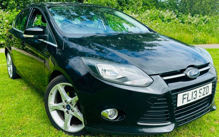 CAR 2013 FORD FOCUS TITANIUM 12 MONTH MOT £20 TAX 1.6 DIESEL CAR