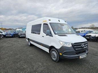  2019 ON 69 PLATE MERCEDES BENZ SPRINTER 516CDI LWB CREW VAN ULEZ FREE ZONE