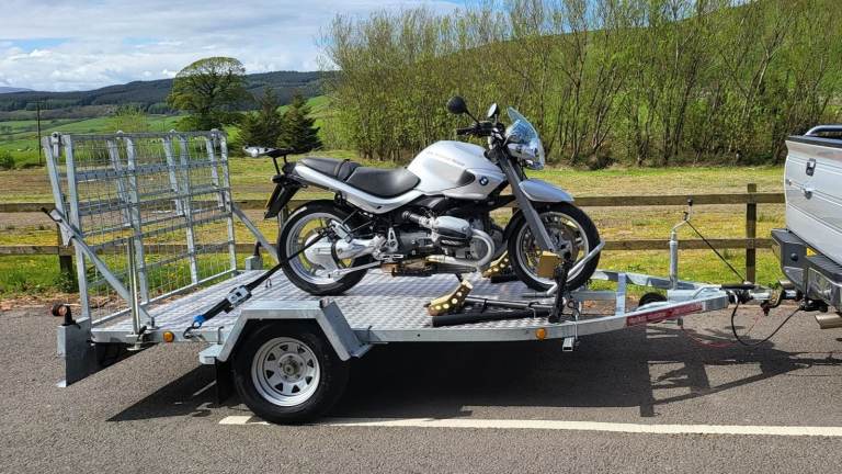 Large Motorcycle Quad Transport Trailer/Smart Car Motorhome