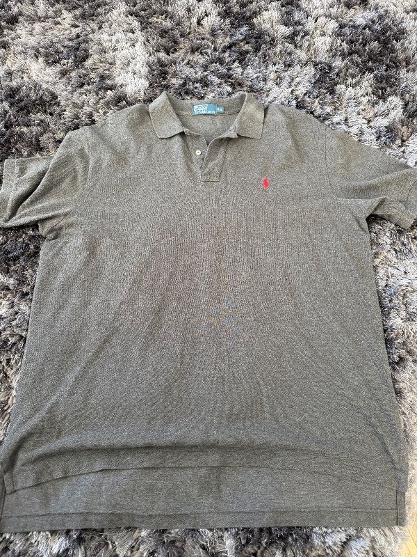 Ralph Lauren Polo Shirt - Grey, Size XXL