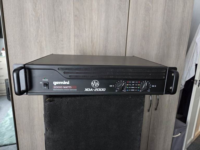Gemini XGA 2000w 2 Channel Amplifierier