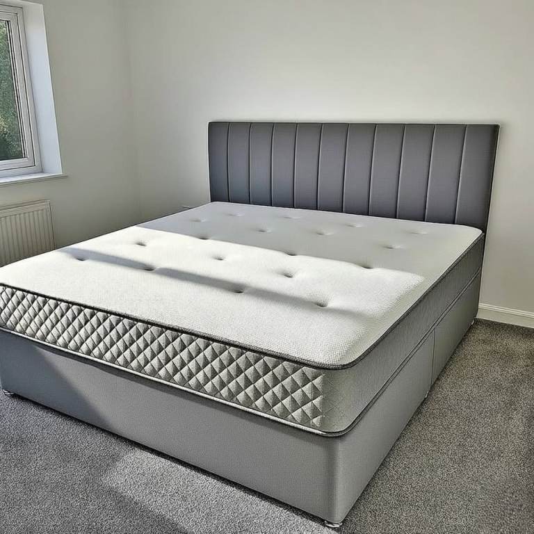 New📢Double & Super King Size Bed >>Divan Bed With Mattress & 10% Flat OFF BrandNew Cash On Delivery