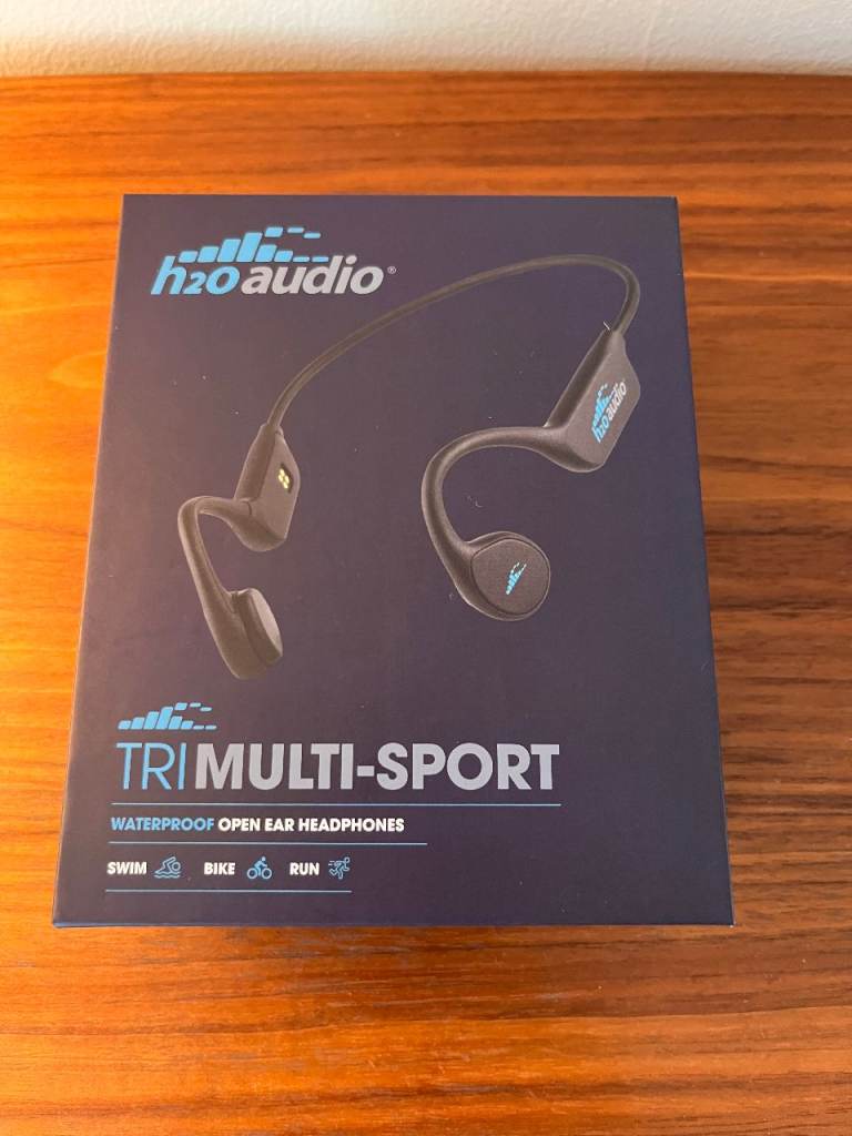 H2O Audio Tri Multi Sport Audio Headphones Black