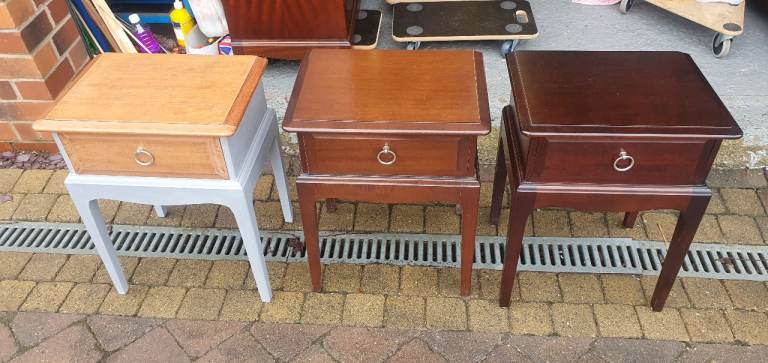 One stag minstrel leggy bedside table 