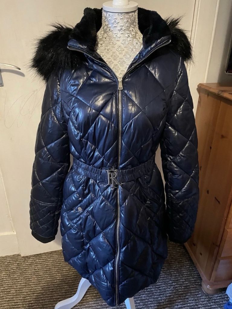 River island puffer jacket size 10 