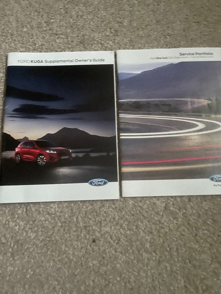 Ford Kuga 2022 onwards  Supplemental Owner's Guide & Service Portfolio