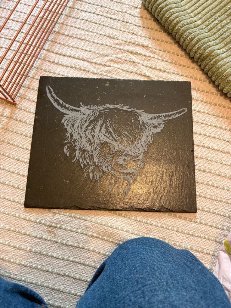 RESERVED - highland cow placemat 