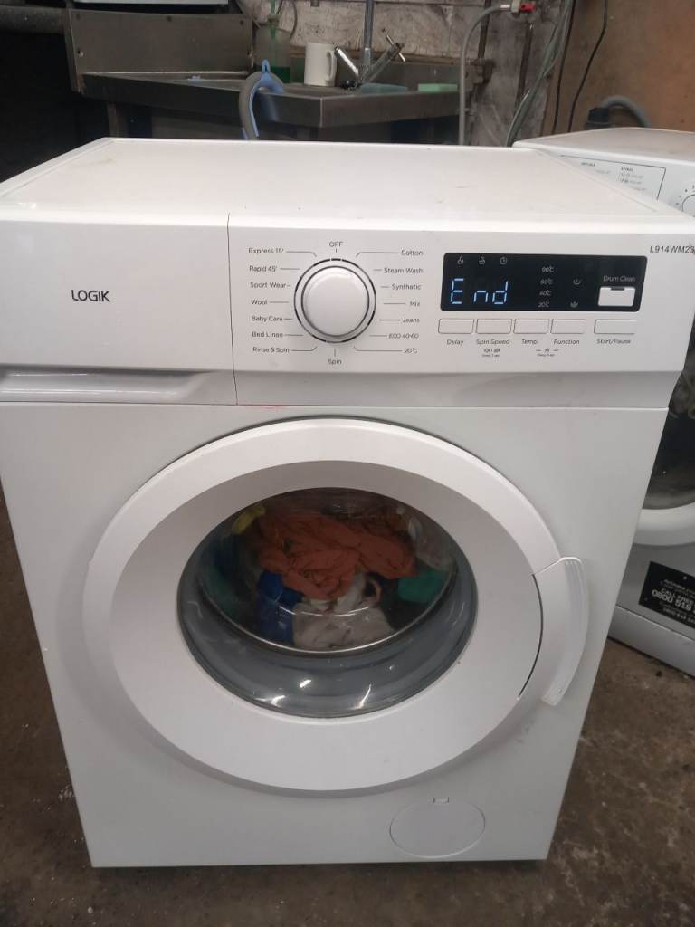 LOGIK Washing Machine – White, Good Condition