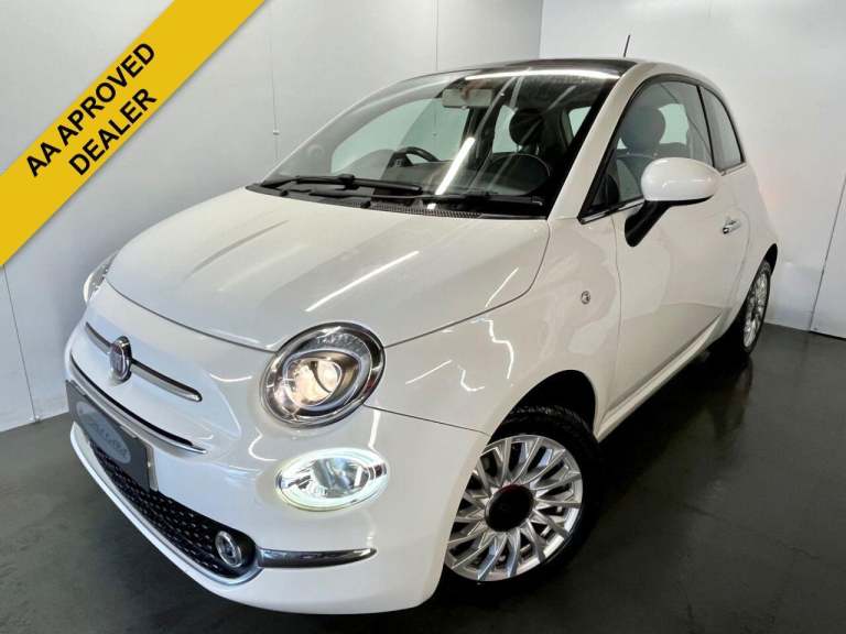 2016 Fiat 500 1.2 Lounge Hatchback 3dr Petrol Manual Euro 6 (s/s) (69 bhp) 12 MONTHS AA,  HATCHBA...