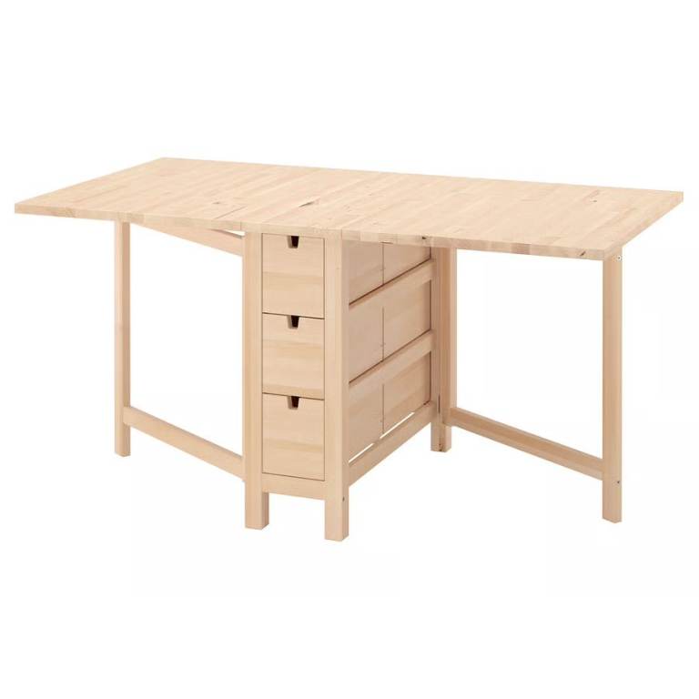 Ikea wooden folding table - NORDEN