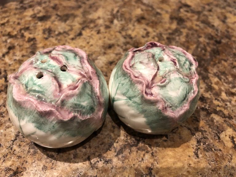 Salt and pepper vintage cabbages 