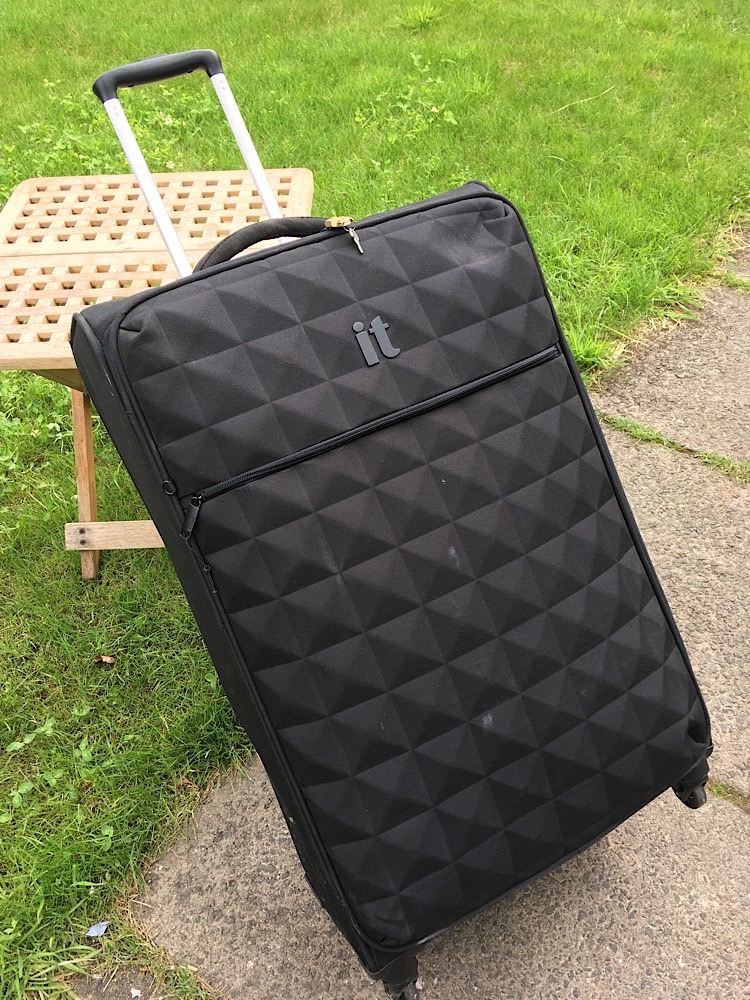 XL ‘it’ hardcase luggage with wheels and padlock  