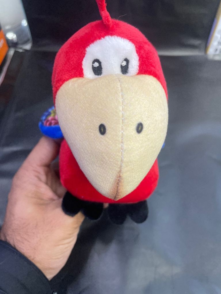 Cute Red Parrot Plush Toy Soft Kids Stuffed Animal