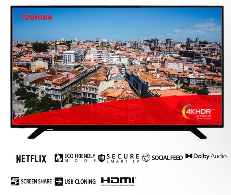 Toshiba 58” 4K Smart TV – Excellent Condition