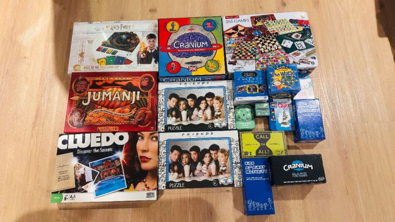 Large Bundle of Board Games and Puzzles - Good Condition