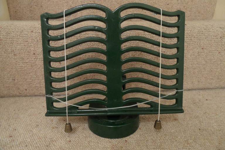 Victor England Green Cast Iron Book/Cookery Book Holder Stand