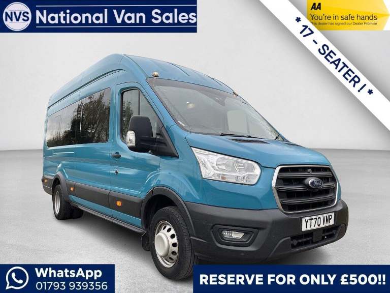 2020 Ford Transit 2.0 460 EcoBlue Leader RWD L4 H3 Euro 6 (s/s) 5dr (17 Seat, DRW) MINIBUS Diesel...