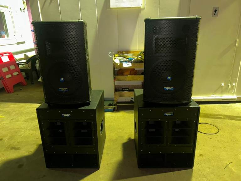 Mackie Active PA Speaker System – 2x SR1521z Tops + 2x SWA1801 Active Subs – £2,000