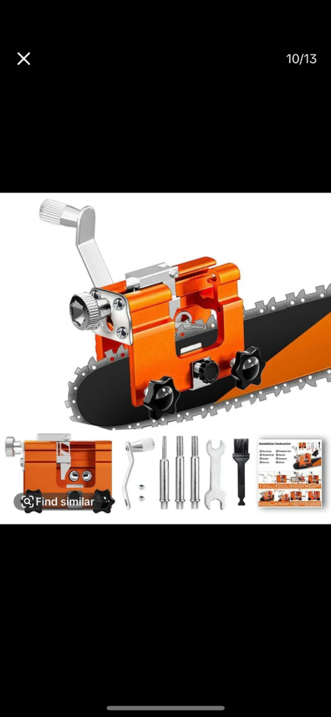 Brand new chainsaw sharpener 