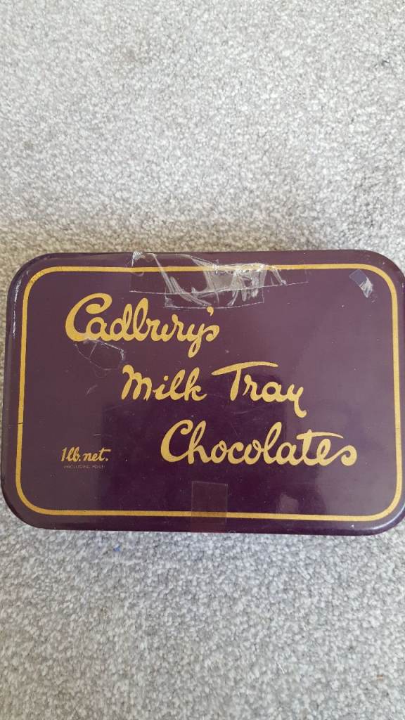 Vintage Cadbury Milk Tray Chocolate Tin 