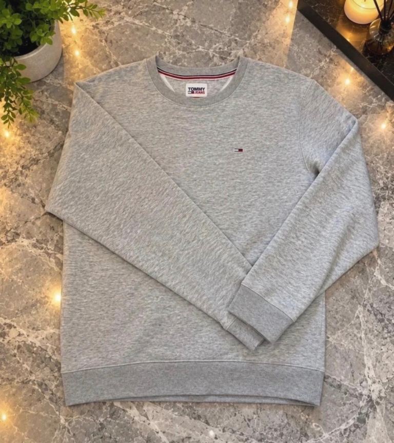 Tommy Hilfiger Tommy Jeans Grey Jumper - Good Condition