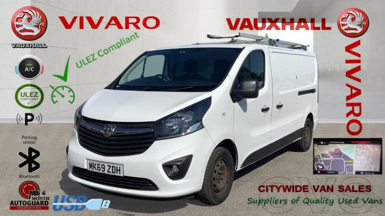 2019 Vauxhall Vivaro 2900 1.6CDTI BiTurbo 125PS Sportive H1 Van NO VAT PANEL VAN Diesel Manual