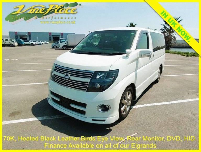 2009 Nissan Elgrand 2.5 Highway Star Black Leather Edition, 8 Seats, Auto, 70K Miles MPV Petrol A...