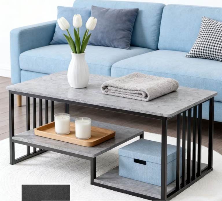 Modern Coffee Table with Storage Shelf – Excellent Condition