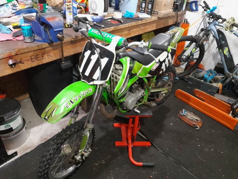 Kawasaki KX65 motocross bike