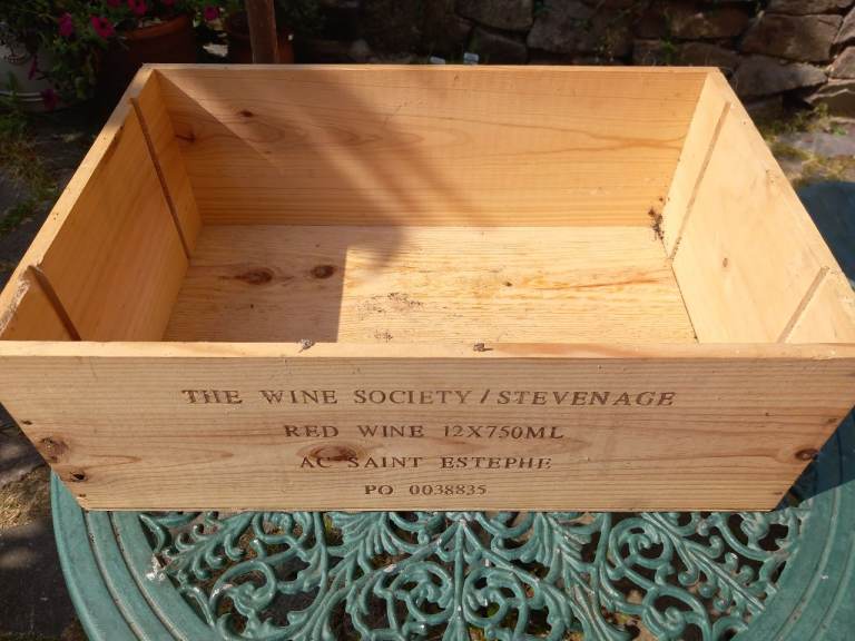Wooden Wine Box Crate – The Wine Society Stevenage