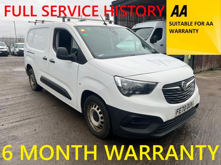2020 Vauxhall Combo 2300 1.5 Turbo D 100ps H1 Edition Crew Van PANEL VAN Diesel Manual