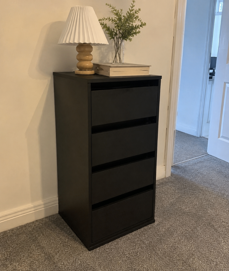 New In Box Chest of Drawers Black 40x41x76 cm
