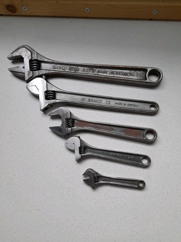 Adjustable spanners 