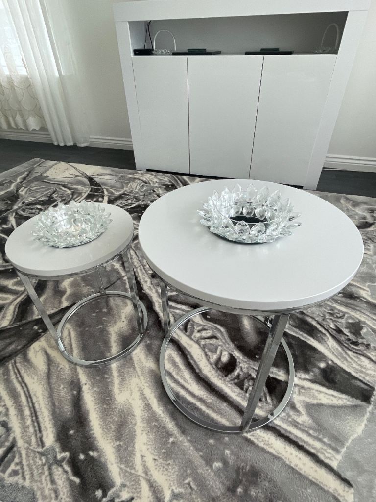 two coffee table tables 