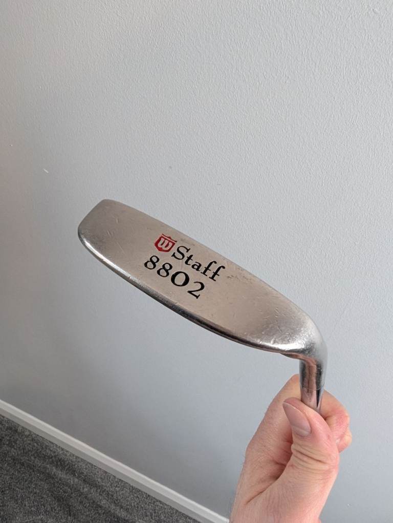 The Wilson 8802 Putter 36 Inch Length Steel Shaft Wilson Grip Classic Putter 