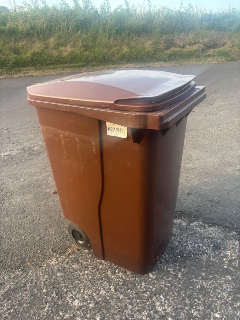 New 360L Brown Wheelie Bins