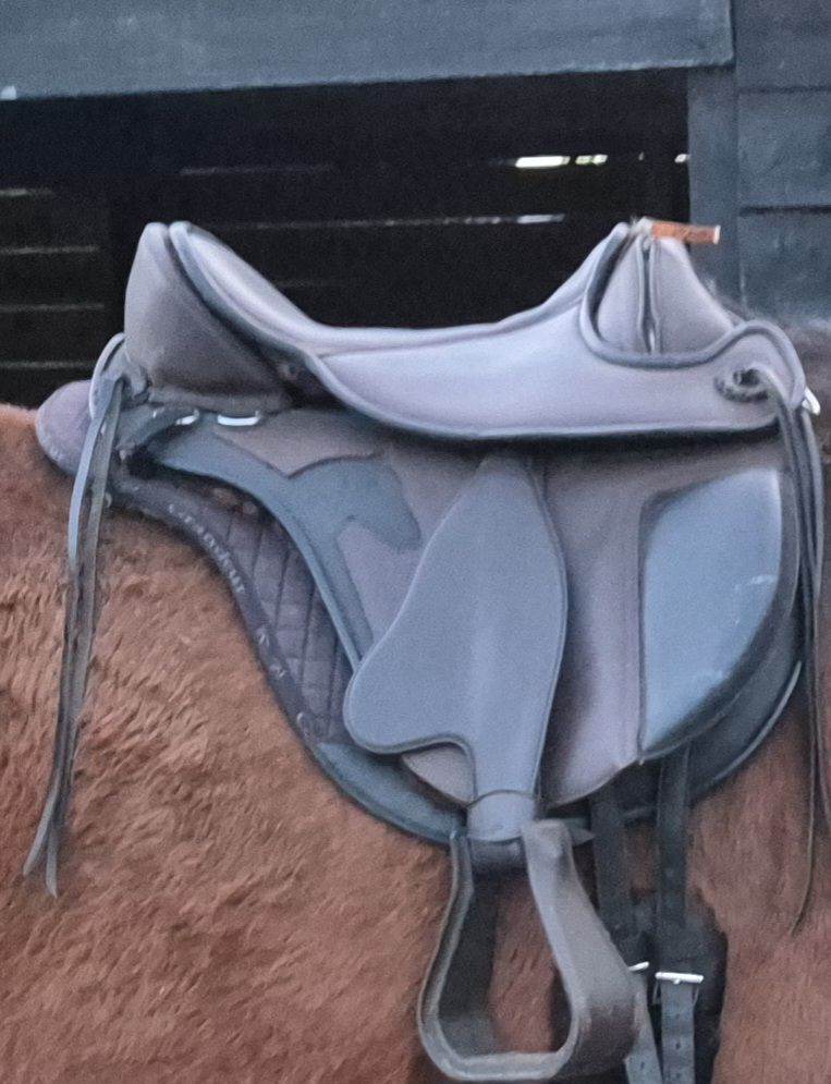 Barefoot cherokee saddle size 1 with vps edix short fenders and stirrups 