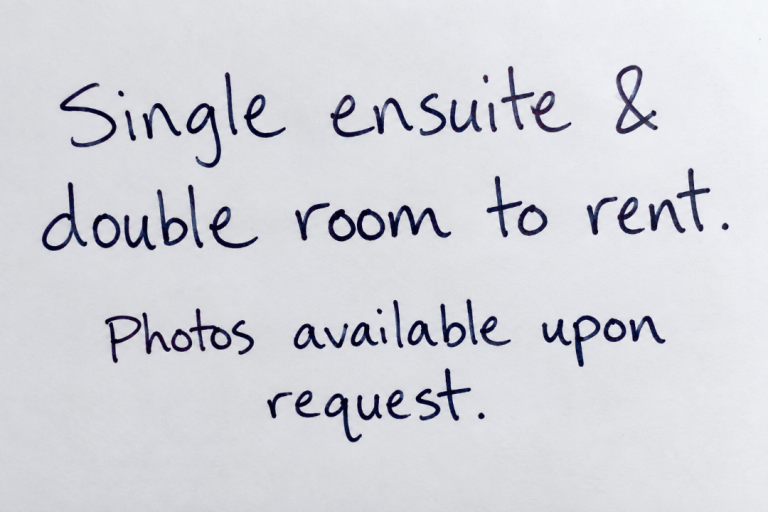 One Single ensuite and one double room