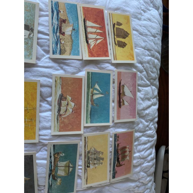 Vintage Brooke Bond the Saga of ships x 24 cards