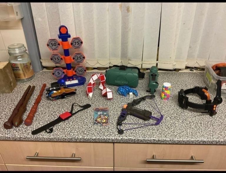 Collection of Mostly Misc. Toys - To Include 2017 Skyrocket Jurassic Park Wii Controller Remote